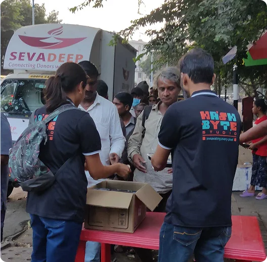 Narayan Seva Food & Wheel Chair Distribution