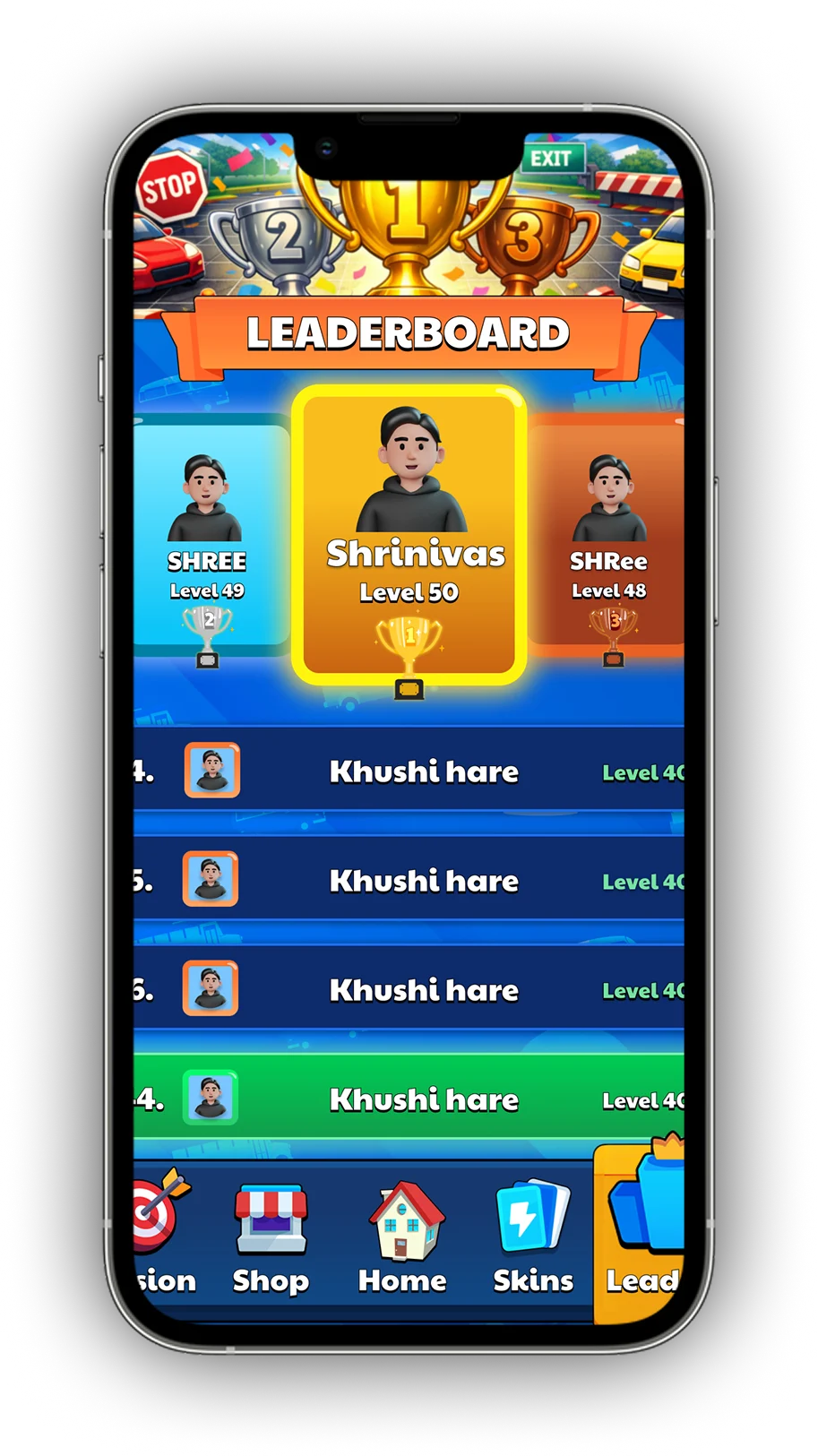 Unblock Jam Leaderboard